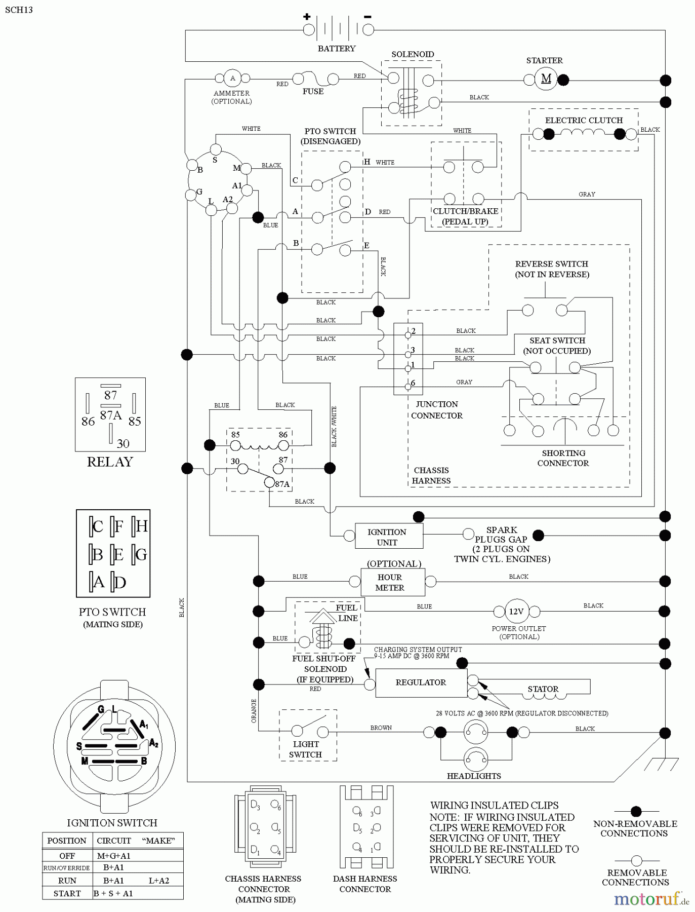 Jonsered Rasen und Garten Traktoren LT2320 A2 (96041032100) - Jonsered Lawn & Garden Tractor (2013-06) SCHEMATIC