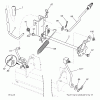 Jonsered LT2320 A2 (96041032100) - Lawn & Garden Tractor (2013-06) Ersatzteile MOWER LIFT LEVER
