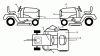 Jonsered LT2320 A2 (96041034700) - Lawn & Garden Tractor (2013-06) Ersatzteile DECALS