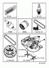 Jonsered LT2320 CMA2 (96051007200) - Lawn & Garden Tractor (2012-11) Ersatzteile FREQUENTLY USED PARTS