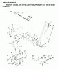 Jonsered ICT19A (JICTH19A, 954130068) - Lawn & Garden Tractor (2002-02) Ersatzteile MOWER LIFT / DECK LIFT