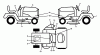 Jonsered LT2323 A2 (96041026300) - Lawn & Garden Tractor (2012-01) Ersatzteile DECALS