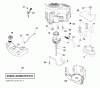 Jonsered LT2323 A2 (96041026300) - Lawn & Garden Tractor (2012-01) Ersatzteile ENGINE