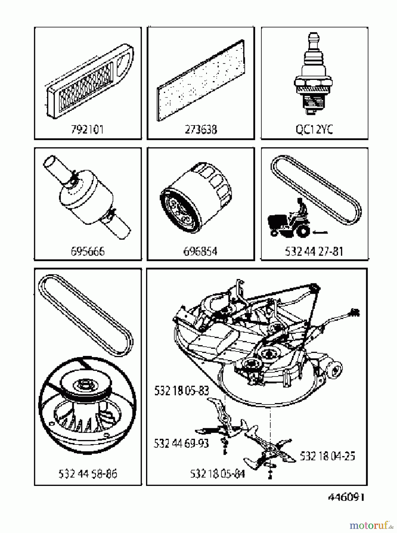 Jonsered Rasen und Garten Traktoren LT2323 A2 (96041026300) - Jonsered Lawn & Garden Tractor (2012-01) FREQUENTLY USED PARTS