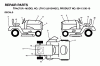 Jonsered LTH13 (J813H42C, 954130010) - Lawn & Garden Tractor (1998-12) Ersatzteile DECALS