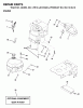 Jonsered LTH13 (J813H42C, 954130010) - Lawn & Garden Tractor (1998-12) Ersatzteile ENGINE CUTTING EQUIPMENT