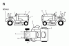Jonsered LTH13 - 42" Lawn & Garden Tractor (1998-01) Ersatzteile DECALS