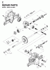 Jonsered LTH15 (954820171) - 42" Lawn & Garden Tractor (1996-01) Ersatzteile GEAR CASE