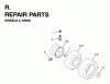 Jonsered LTH15 (954820171) - 42" Lawn & Garden Tractor (1996-01) Ersatzteile WHEELS TIRES