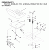 Jonsered LTH16 (J816H42C, 954130025) - Lawn & Garden Tractor (1998-12) Ersatzteile SEAT