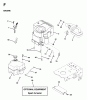 Jonsered LTH16 - 42" Lawn & Garden Tractor (1998-01) Ersatzteile ENGINE CUTTING EQUIPMENT