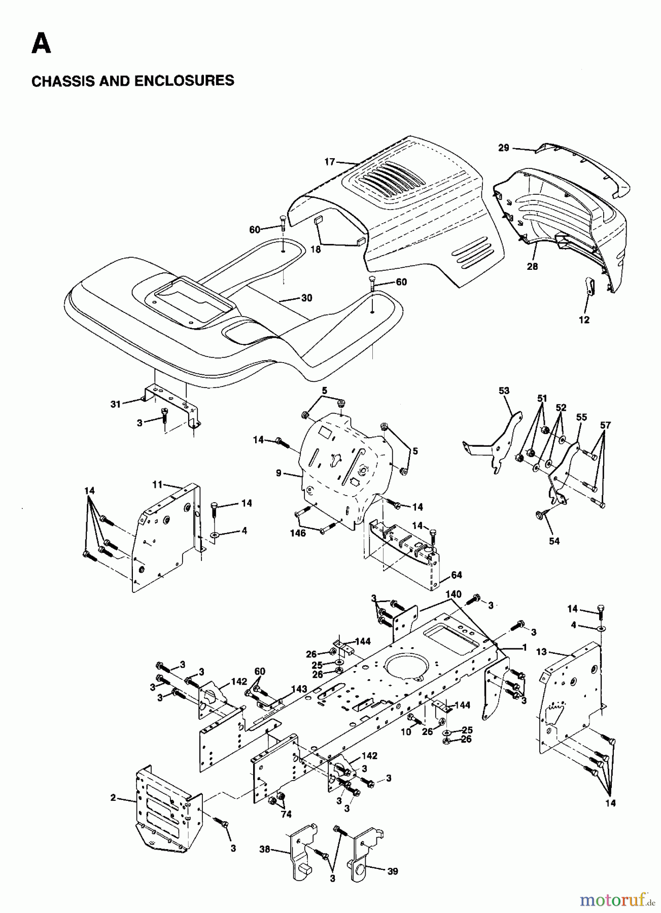 Jonsered Rasen und Garten Traktoren LTH18 (954130005) - Jonsered 46