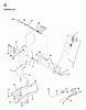 Jonsered LTH18 (954130005) - 46" Lawn & Garden Tractor (1997-04) Ersatzteile MOWER LIFT / DECK LIFT