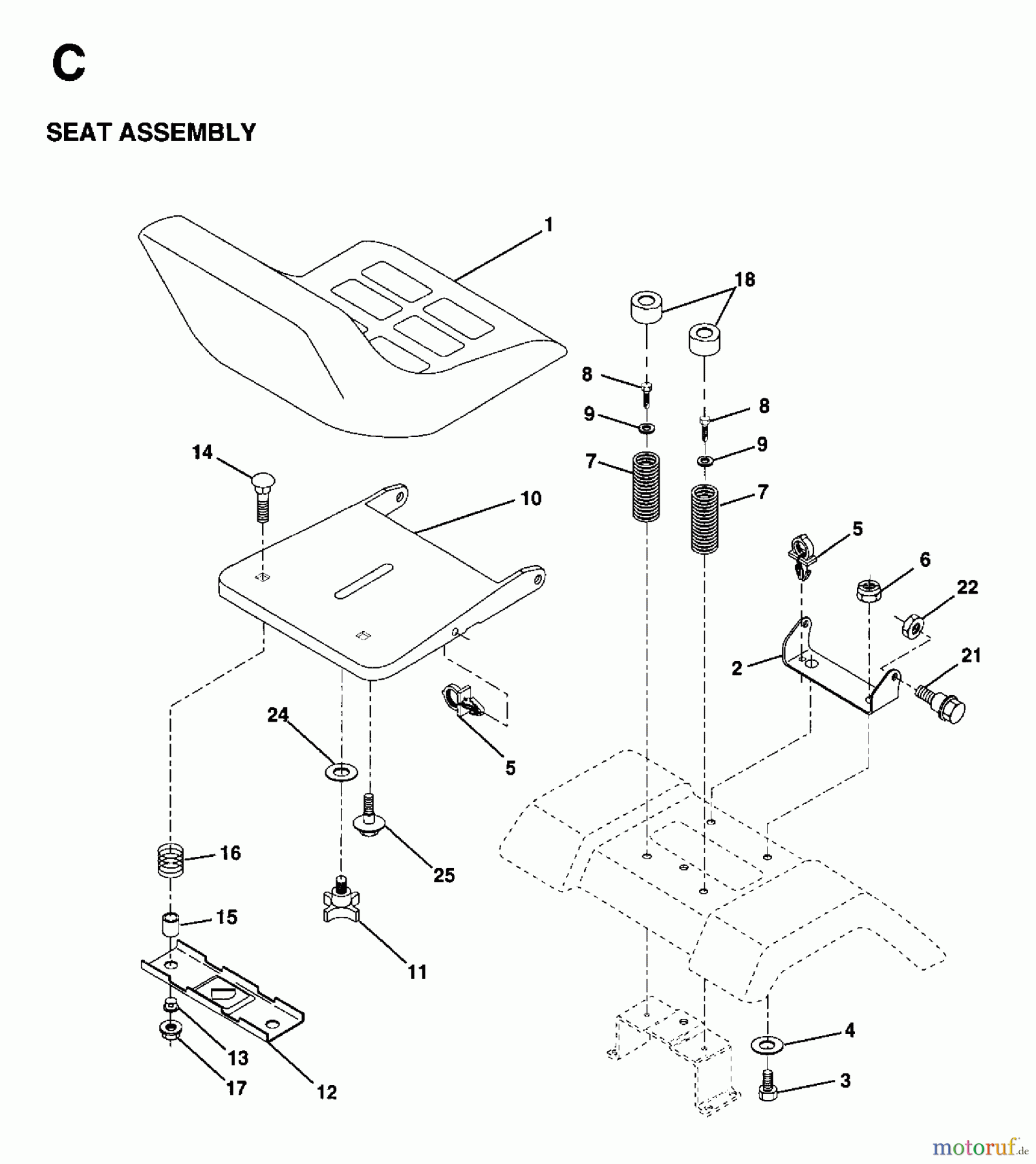 Jonsered Rasen und Garten Traktoren LTH18 (954130005) - Jonsered 46