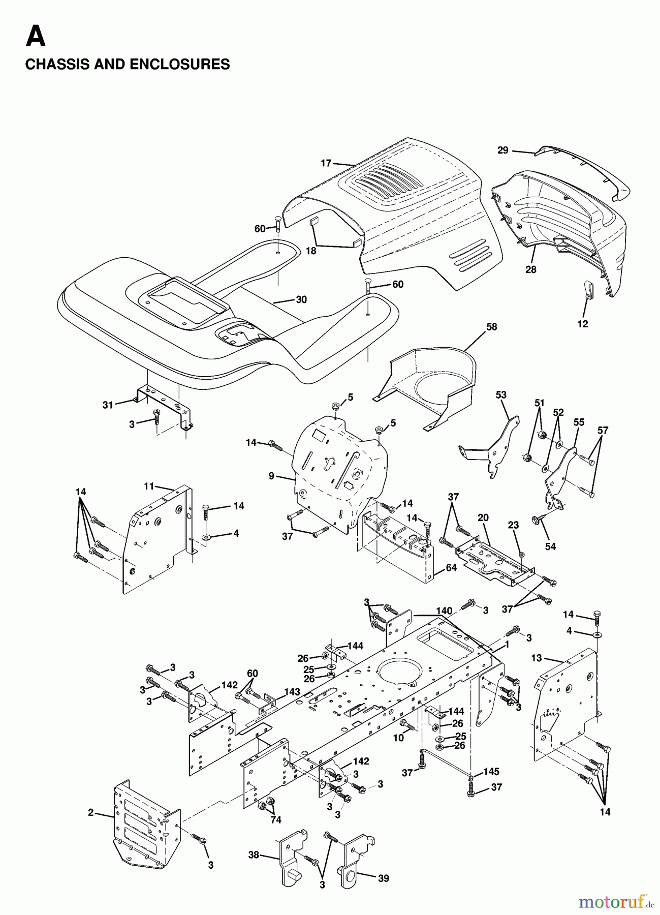 Jonsered Rasen und Garten Traktoren LTH18 - Jonsered 42