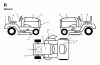 Jonsered LTH18 - 42" Lawn & Garden Tractor (1998-04) Ersatzteile DECALS