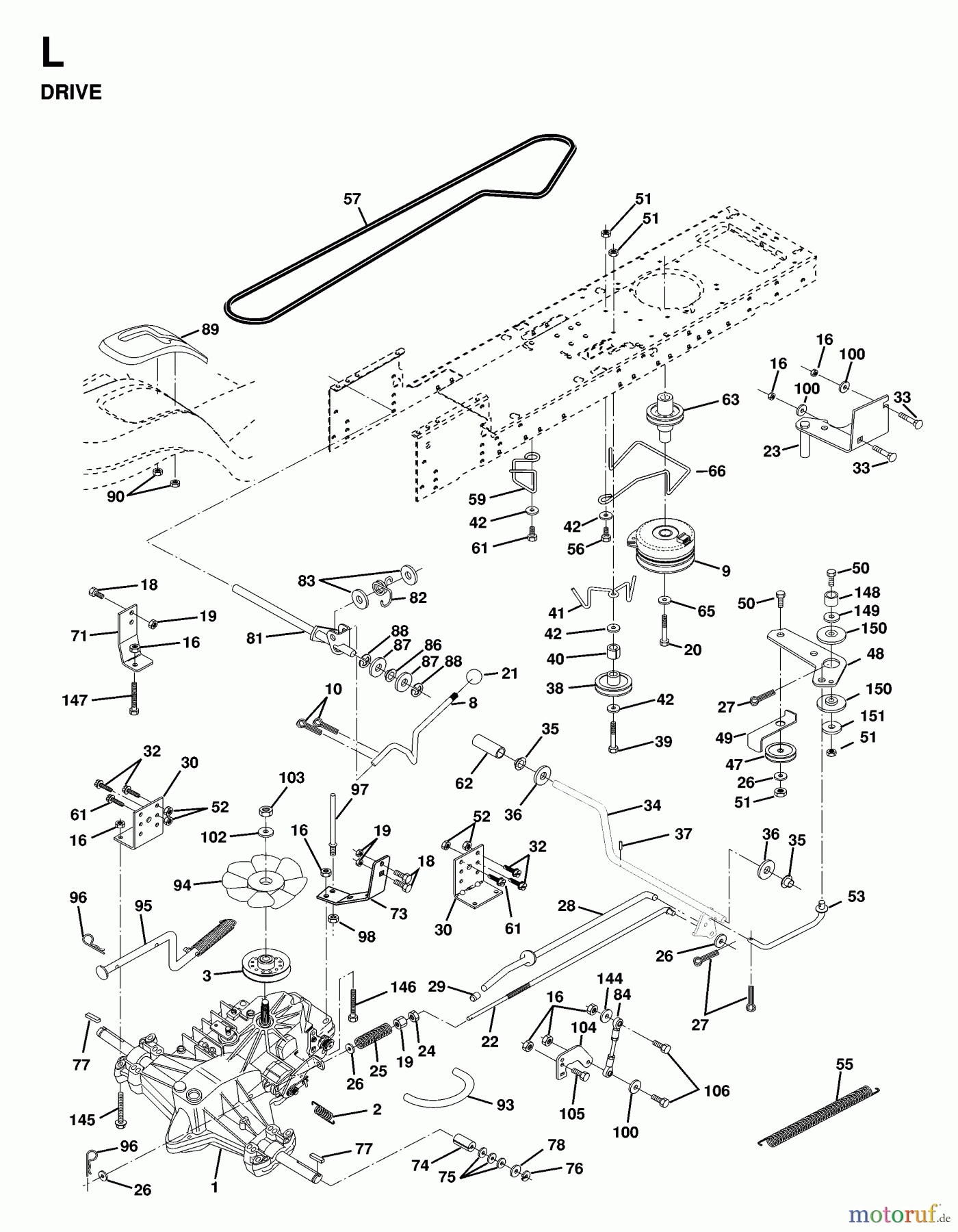  Jonsered Rasen  und Garten Traktoren LTH18 - Jonsered 42