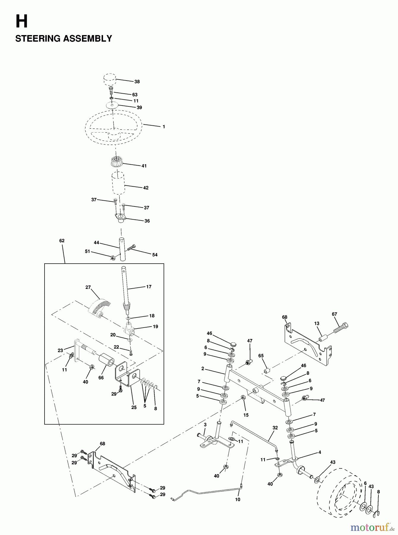 Jonsered Rasen und Garten Traktoren LTH18 - Jonsered 42