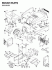 Jonsered YTH16 - 42" Lawn & Garden Tractor (1995-01) Ersatzteile CHASSIS ENCLOSURES