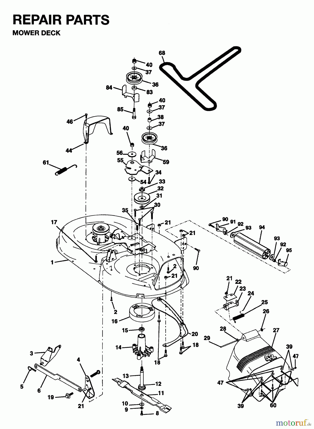 Jonsered Rasen und Garten Traktoren YTH16 - Jonsered 42