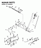 Jonsered YTH16 - 42" Lawn & Garden Tractor (1995-01) Ersatzteile MOWER LIFT / DECK LIFT