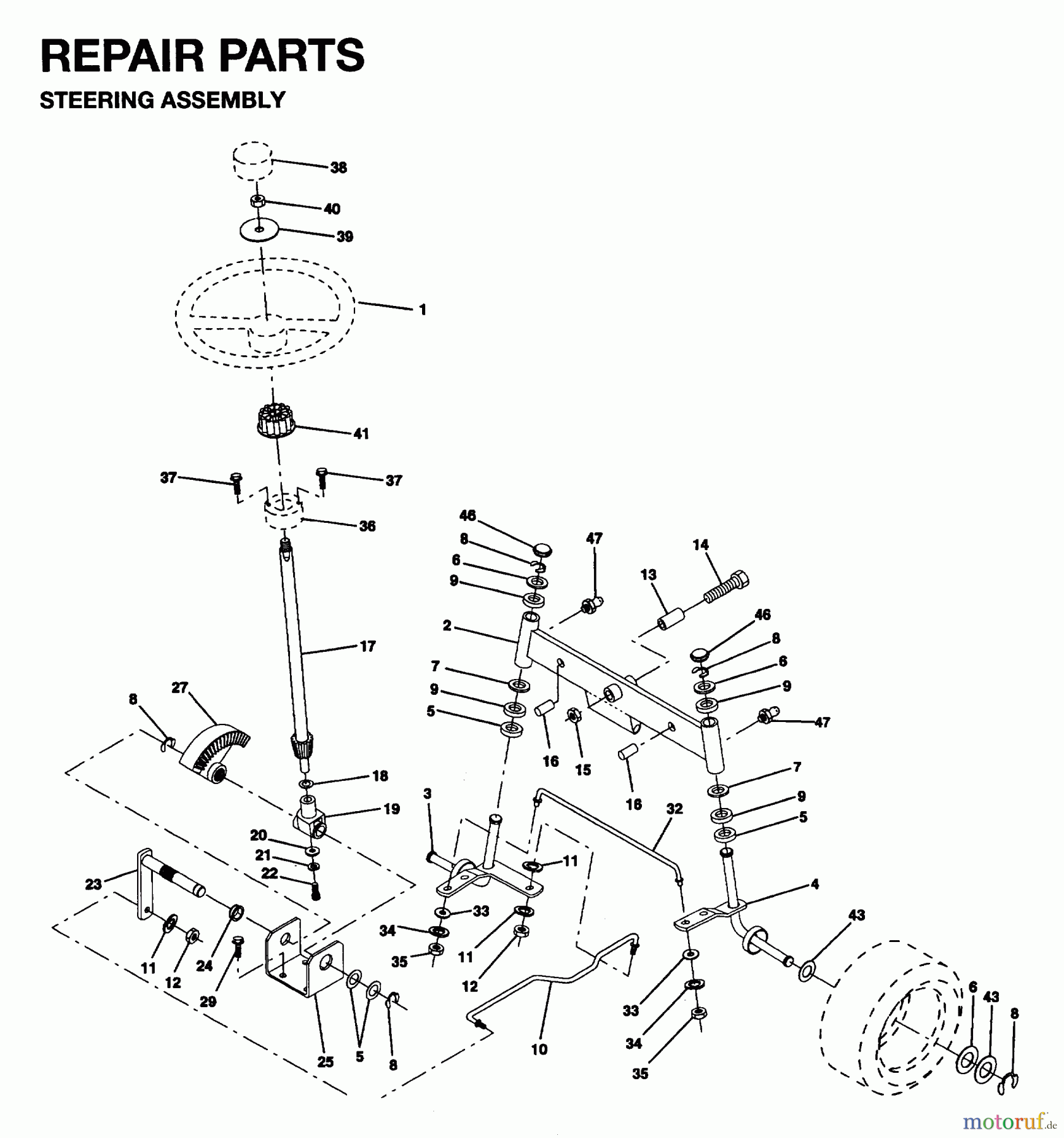 Jonsered Rasen und Garten Traktoren YTH16 - Jonsered 42