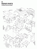 Jonsered YTH18 (954003471) - 46" Lawn & Garden Tractor (1996-01) Ersatzteile CHASSIS ENCLOSURES