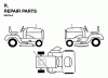 Jonsered YTH18 (954003471) - 46" Lawn & Garden Tractor (1996-01) Ersatzteile DECALS