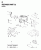 Jonsered YTH18 (954003471) - 46" Lawn & Garden Tractor (1996-01) Ersatzteile ENGINE CUTTING EQUIPMENT