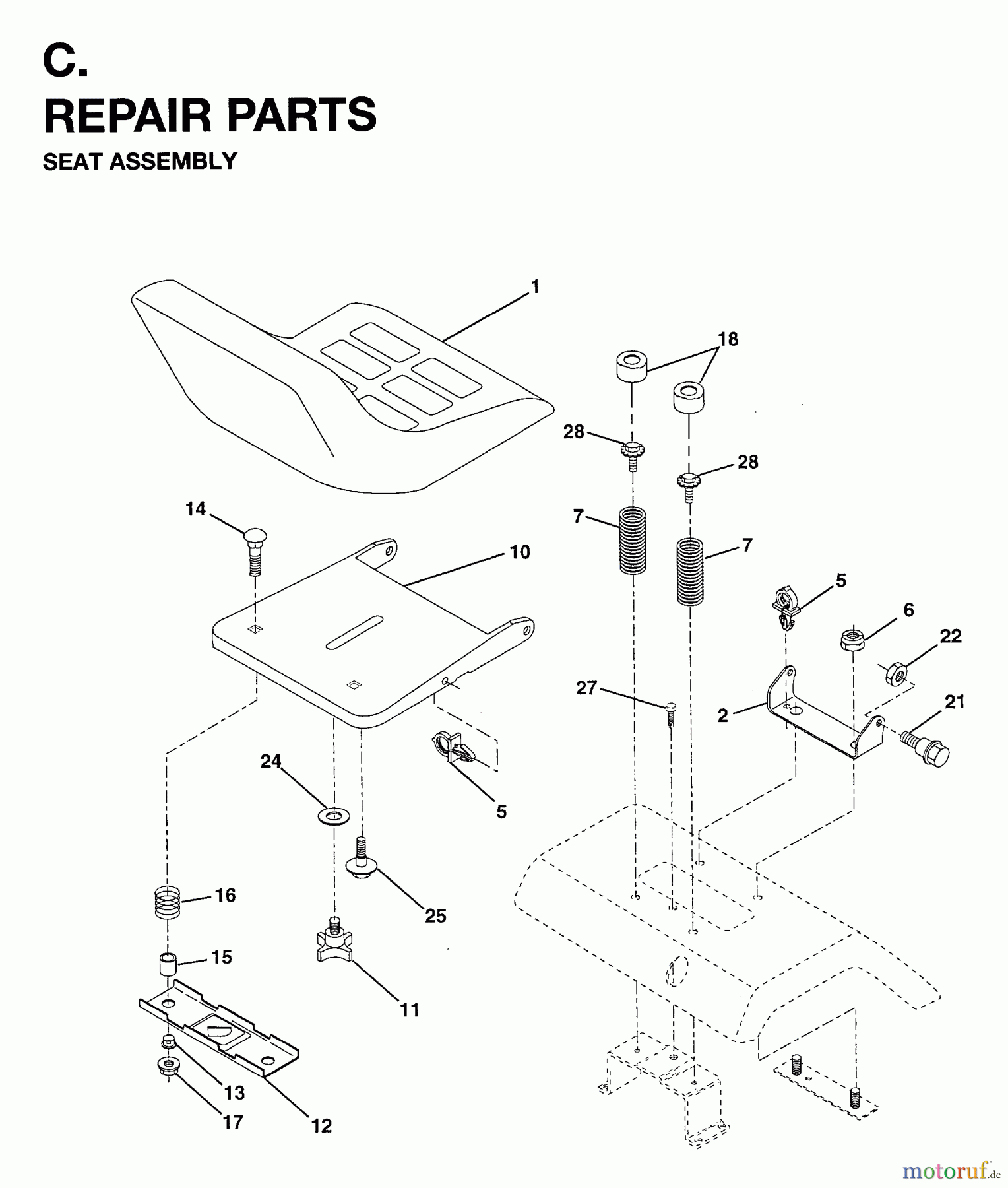  Jonsered Rasen  und Garten Traktoren YTH18 (954003471) - Jonsered 46