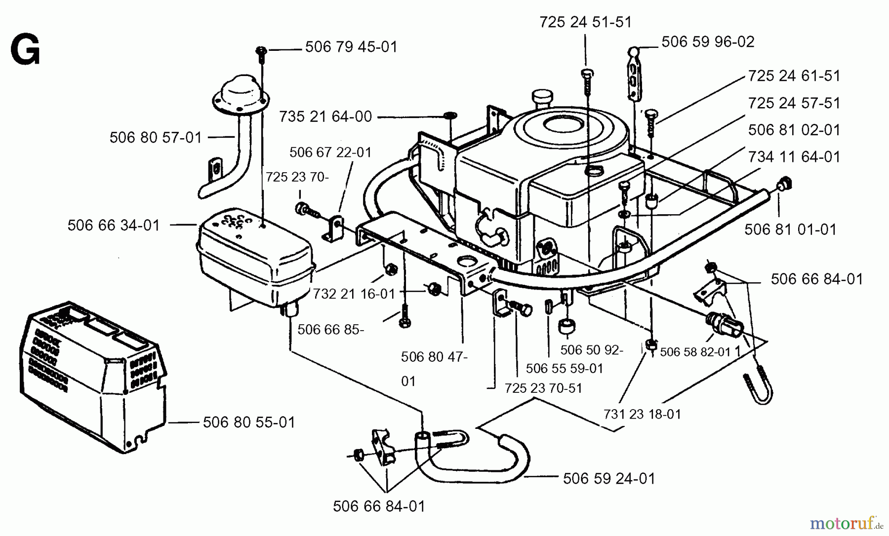 Jonsered Reitermäher FR13 (85CM) - Jonsered Rear-Engine Riding Mower (1997-01) ELECTRICAL #2