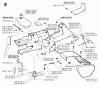 Jonsered FR13 (85CM) - Rear-Engine Riding Mower (1998-06) Ersatzteile CHASSIS / FRAME