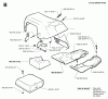 Jonsered FR13 (85CM) - Rear-Engine Riding Mower (1998-06) Ersatzteile HOOD
