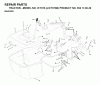 Jonsered ICTH16 (JICTH16B, 954130030) - Lawn & Garden Tractor (1999-03) Ersatzteile BAGGER