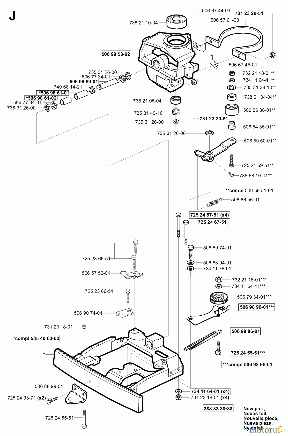 Jonsered Reitermäher FR13 - Jonsered Rear-Engine Riding Mower (2001-01) STEERING #2