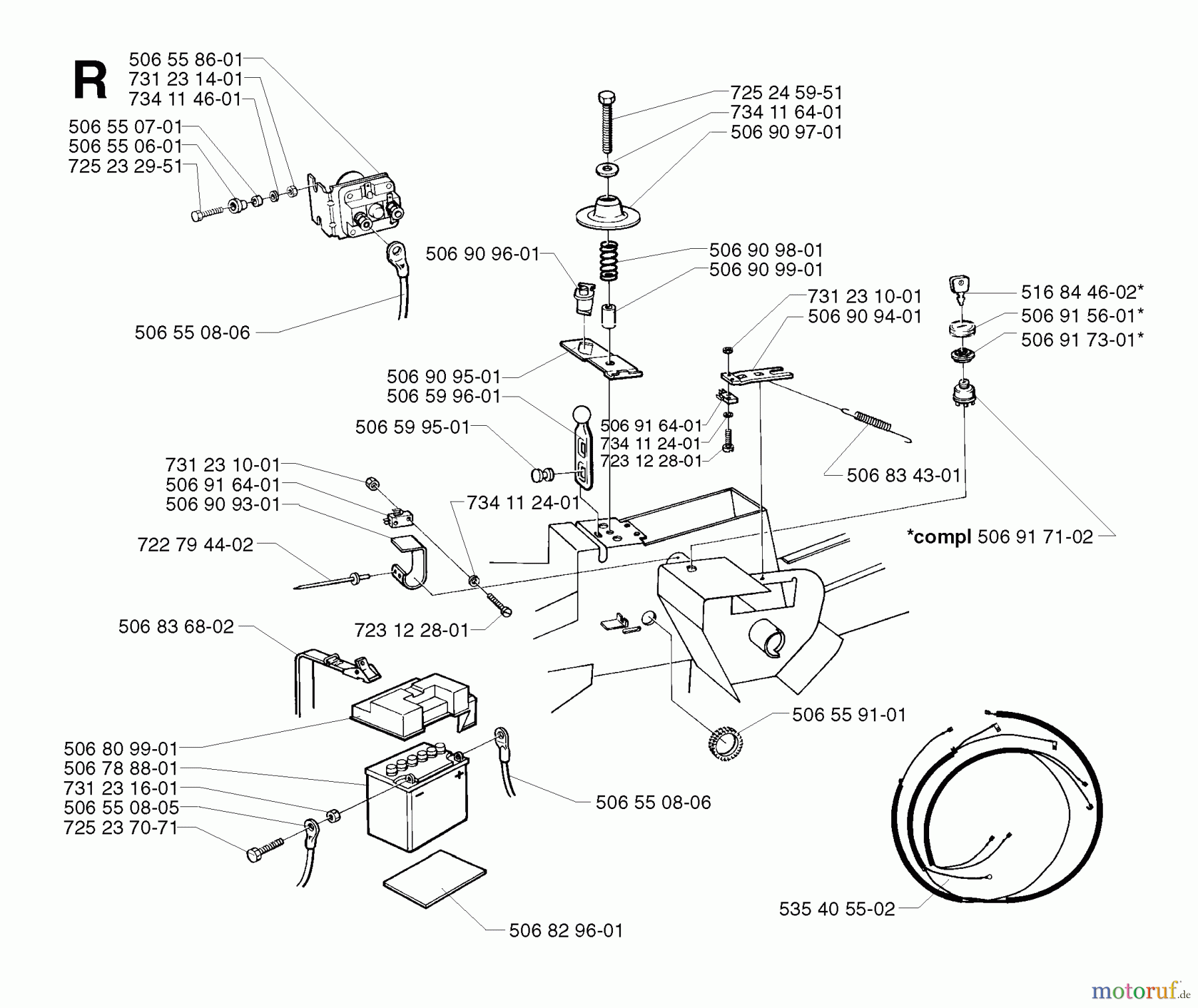 Jonsered Reitermäher FR2111 - Jonsered Rear-Engine Riding Mower (2002-03) ELECTRICAL