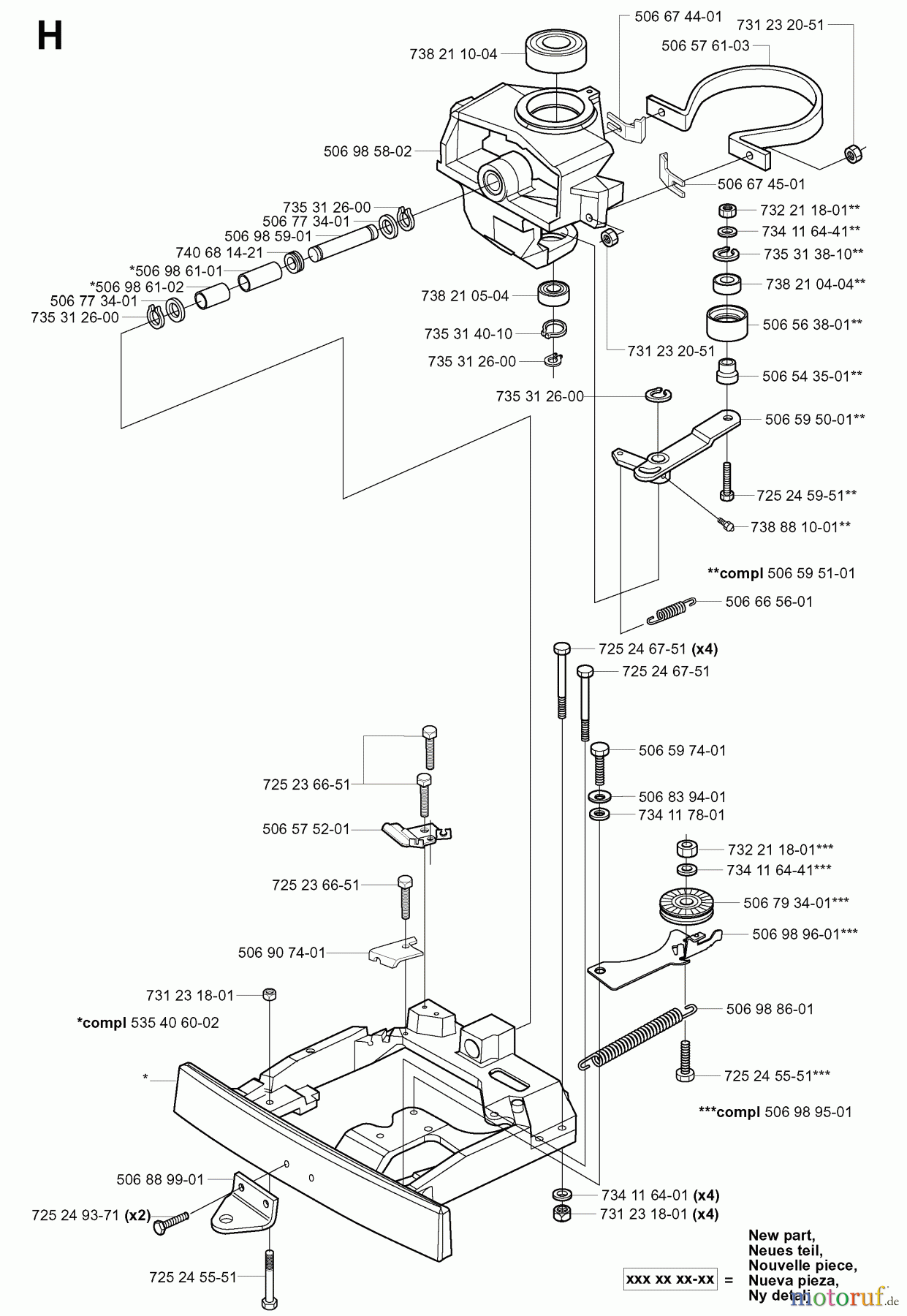 Jonsered Reitermäher FR2111 M (953535801) - Jonsered Rear-Engine Riding Mower (2005-03) STEERING #2