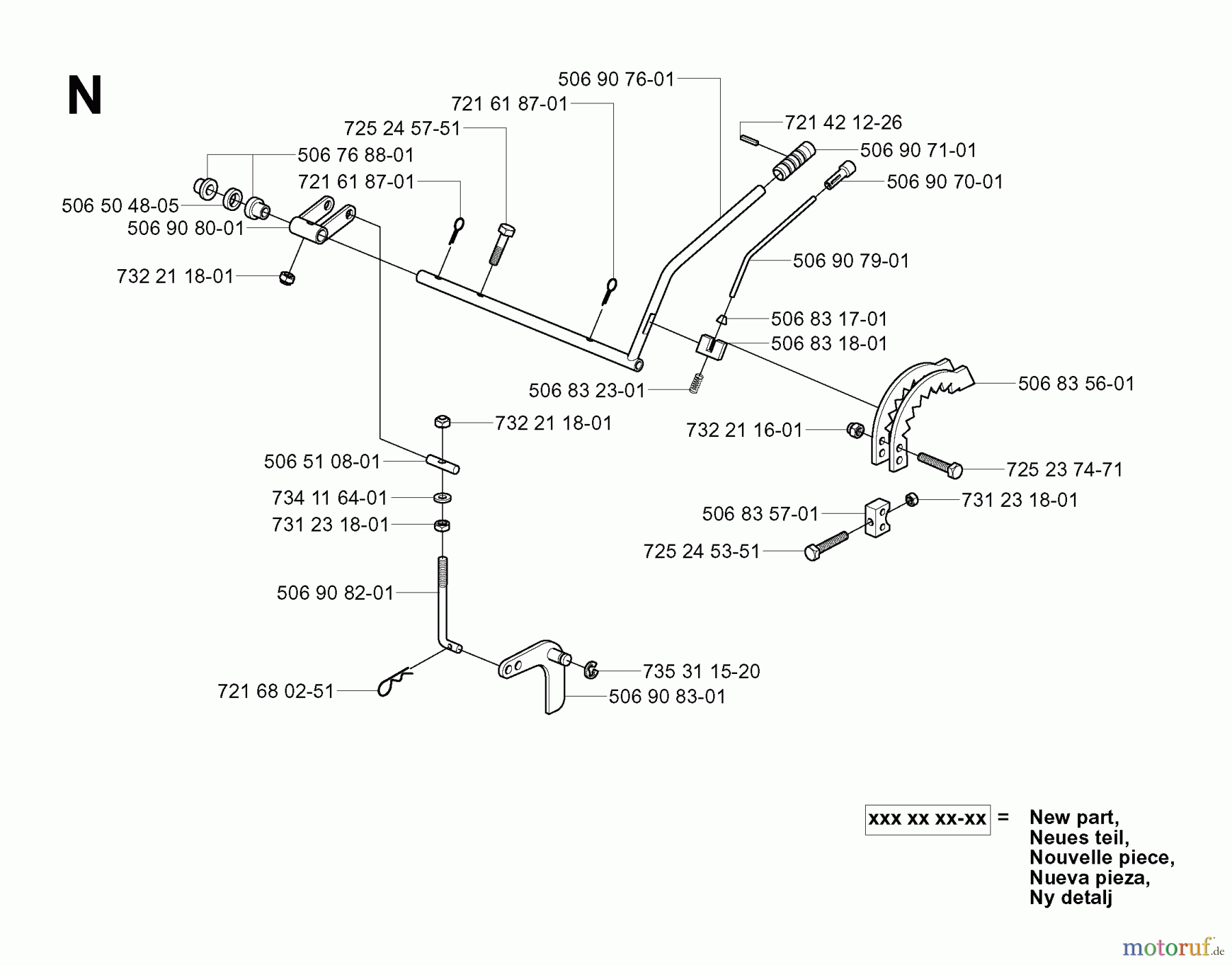  Jonsered Reitermäher FR2113 A (953535201) - Jonsered Rear-Engine Riding Mower (2004-01) CONTROLS #1