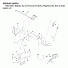 Jonsered ICTH16 (JICTH16TA, 954130028) - Lawn & Garden Tractor (1999-03) Ersatzteile MOWER LIFT / DECK LIFT