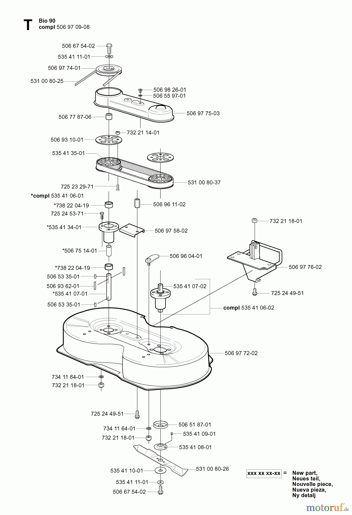 Jonsered Reitermäher FR2113 MA (953535301) - Jonsered Rear-Engine Riding Mower (2004-01) 90CM CUTTING DECK