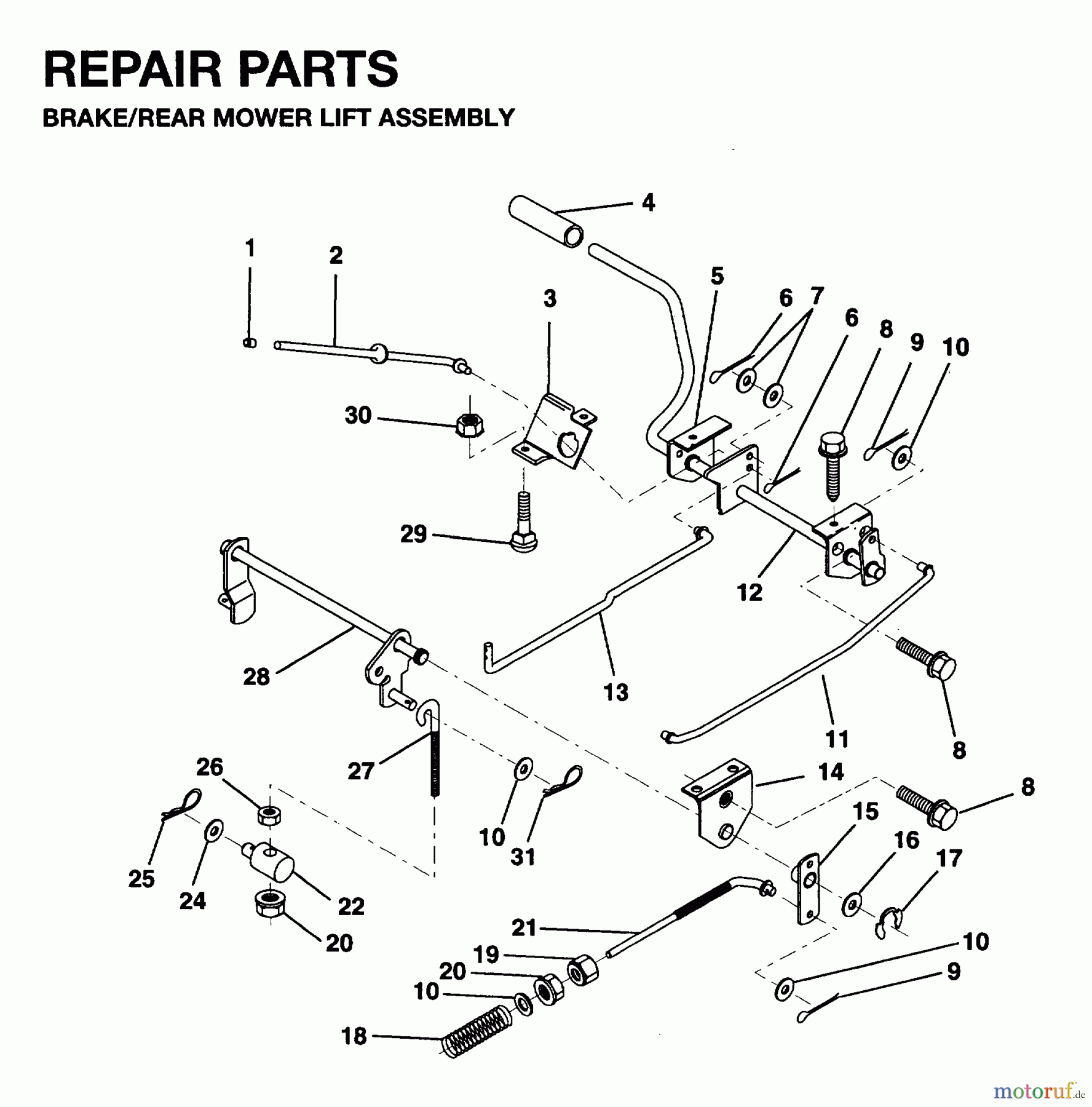 Jonsered Rasen und Garten Traktoren LR10 - Jonsered 36