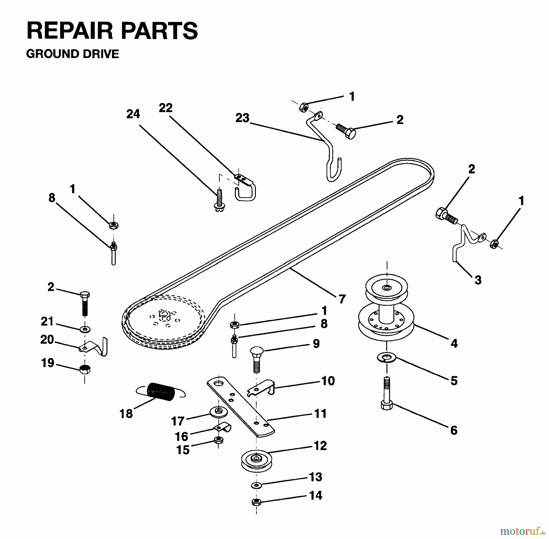 Jonsered Rasen und Garten Traktoren LR10 - Jonsered 36