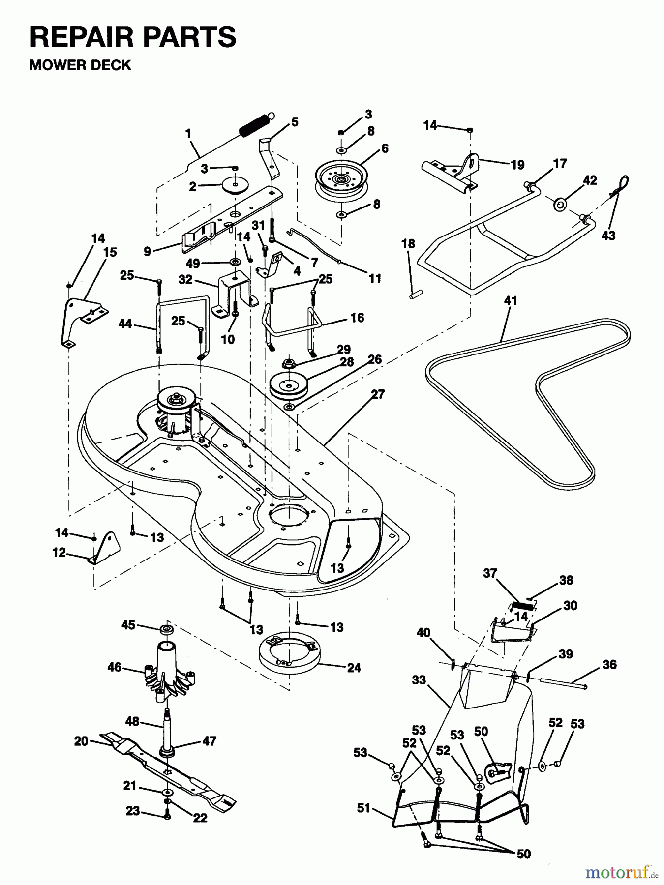 Jonsered Rasen und Garten Traktoren LR10 - Jonsered 36