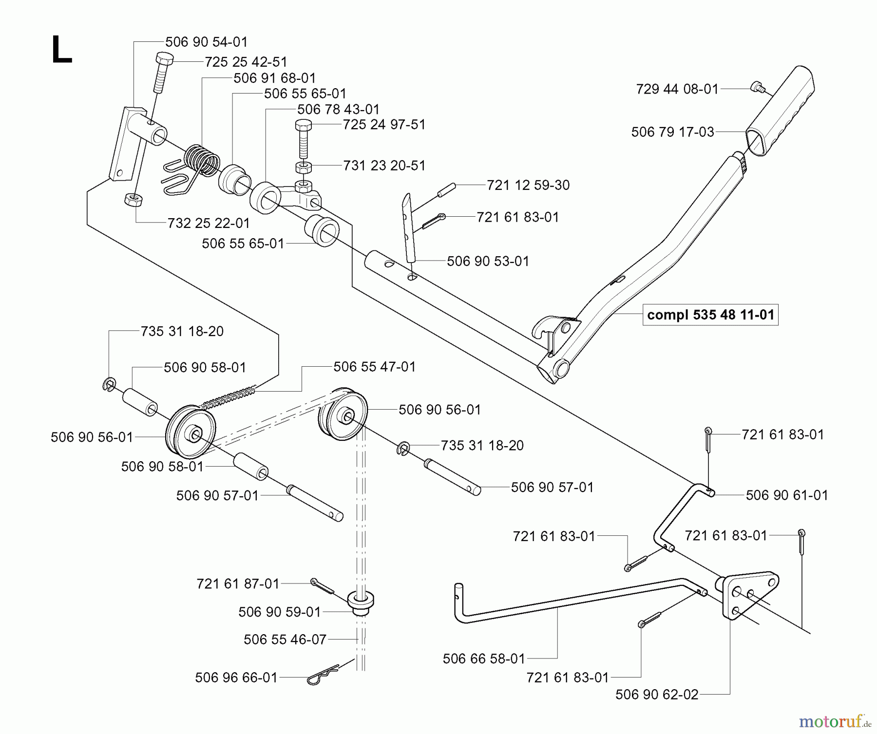  Jonsered Reitermäher FR2115 MA (965070701) - Jonsered Rear-Engine Riding Mower (2006-01) CONTROLS #2