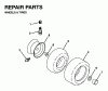Jonsered LR10 - 36" Lawn & Garden Tractor (1995-01) Ersatzteile WHEELS TIRES