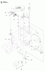 Jonsered FR2211 M (965190201) - Rear-Engine Riding Mower (2009-04) Ersatzteile MOWER LIFT / DECK LIFT