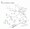 Jonsered LR11 (TEC36) - Lawn & Garden Tractor (1998-04) Ersatzteile BRAKE / REAR MOWER LIFT