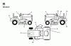 Jonsered LR11 (TEC36) - Lawn & Garden Tractor (1998-04) Ersatzteile DECALS