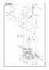 Jonsered FR2213 MA (965190301) - Rear-Engine Riding Mower (2009-04) Ersatzteile CHASSIS REAR #1