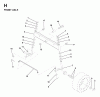 Jonsered LR11 (TEC36) - Lawn & Garden Tractor (1998-04) Ersatzteile FRONT AXEL